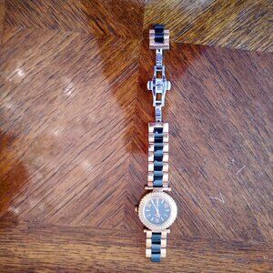 ONISS ON820-LRG WATCH AND GOLD TONE 21" MULTI- COLOR NECKLACE